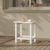 Adirondack Square Outdoor Side Table,Weather Resistant Patio End Tables,Durable Small Patio Table for Beach,Pool,Garden, Balcony, Porch - 2 of 4