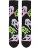 Ghostface Movie Film Neon Paint Character Halloween Crew Socks Size 8-12 - 2 of 4