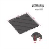 Cesicia 12"x12" Plastic Interlocking Deck Tiles,44 Pack Patio Deck Tiles, All Weather Use, for Poolside Balcony Backyard - 4 of 4