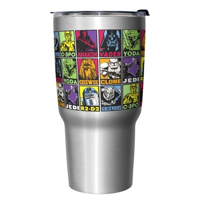 Silver Buffalo Star Wars: The Mandalorian Grogu Christmas Icons Carnival Cup  With Lid And Straw : Target