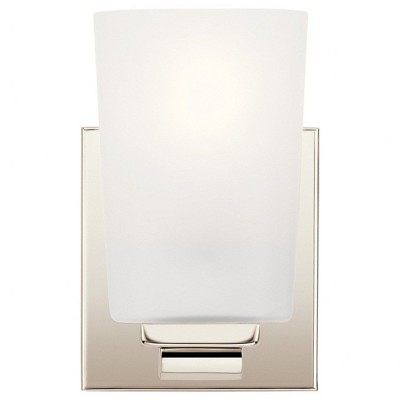 Transitional Brushed Nickel 4.5" Outdoor Wall Sconce