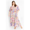 Women's Plus Size Flirtini Maxi Dress - white | CITY CHIC - image 2 of 4