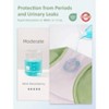 TIICHOO Period Underwear for Teens Girls Incontinence Underwear Washable 80ml Absorbency 5 Pack - 3 of 4