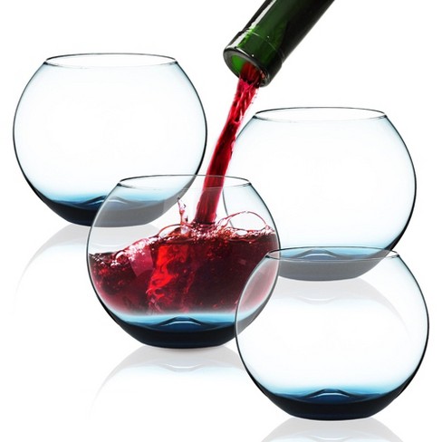 4pk Simbury Wine Glasses Red - Threshold™ : Target