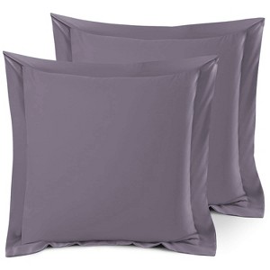 Nestl Soft Pillow Shams Set of 2, Double Brushed Microfiber Pillow Covers, Premium Pillow Shams With 1.5” Flange - 1 of 4