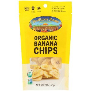 SunRidge Farms Organic Banana Chips - Case of 8 - 2 oz - 1 of 1