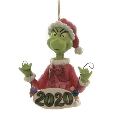 Grinch in Red Truck Jim Shore Christmas Ornament - Hooked on Ornaments