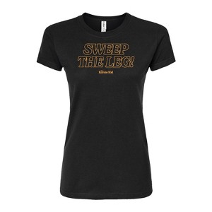 Women's - The Karate Kid - Sweep The Leg Fitted Graphic T-Shirt - 1 of 2