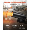 VEVOR Propane Heater, 100000BTU Forced Air Propane Heater with Stepless Temp Settings & security Protection, Portable Garage/Shop Barrel Heater,Black - 3 of 4
