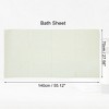 Unique Bargains Soft Absorbent Cotton Bath Towel for Bathroom kitchen Shower Towel 1 Pcs - 4 of 4