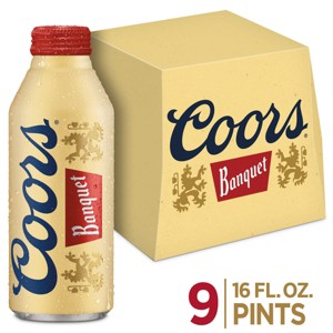 Coors Banquet Beers - 9pk/16 fl oz Aluminum Pints - 1 of 4