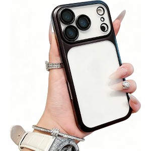 HTUTWOO for iPhone 17/Air/Pro/Max Frosted Transparent Matte Case, Full Lens Protection Phone Cover, Shockproof Slim Fit - 1 of 4