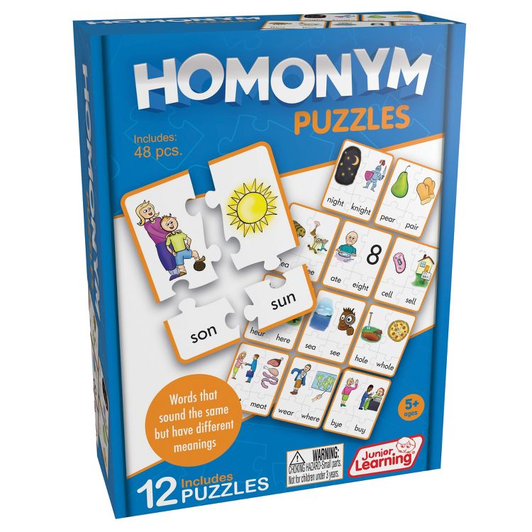 Junior Learning® Homonym Puzzles, 1 of 3