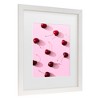 Trademark Fine Art - Pictufy Studio Cherries On Pink Background Matted Framed Art - 3 of 4