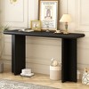 Gulches Modern Entryway Table - L-Shaped Legs, Minimalist, for Hallway, Living Room, Foyer - 3 of 4