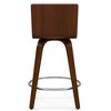 WyndenHall Madigan Swivel Counter Height Barstool - 4 of 4