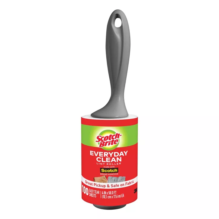Scotch-Brite Everyday Clean Lint Rollers - 100 sheets Per Roller - how to keep a white couch clean