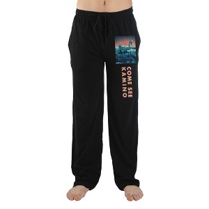 Mens Black Star Wars Movie Series Kamino Sleep Pajama Pants - 1 of 3