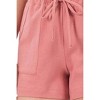 Women's Cotton Drawstring Shorts - ZENANA - 2 of 2