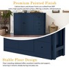 GDFStudio Caroline 89.7" Wooden Sideboard with Extendable Table and Storage - 4 of 4