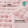 Fluffy Faux Fur Throw Blanket Fuzzy Soft Bubble Blanket for Couch Bed Sofa Chair Faux Fur Decor Gifts for Home Bedroom Living Room Thick Warm Furry Co - 4 of 4