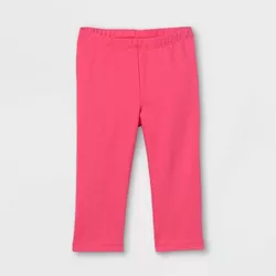 Toddler Girls' Capri Leggings - Cat & Jack™ Pink 3T