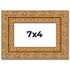 PosterPalooza | Photo Size Contemporary Gold Picture Frame - UV Acrylic, Foam Board Backing, Hanging Hardware - 2 of 4