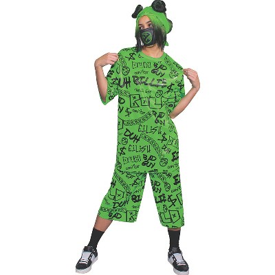 Disguise Womens Billie Eilish Costume - Small - Green