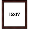 PosterPalooza | Distressed Brown Picture Frame - UV Acrylic, Foam Board Backing, Hanging Hardware - 2 of 4