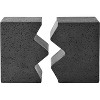 HDZNVF Set Of 2, Outdoor Side Table Combine For Patio, 12" Outdoor Accent Table Patio Side Table End Table In Spotted - 2 of 4