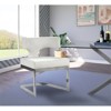 Meridian Furniture Alexandra White Vegan Leather Dining Chair - 3 of 4