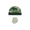 Hudson Baby Boys Thermal Preemie Layette Set 4pc Short Sleeve Outfit, Camo, Preemie - 3 of 4