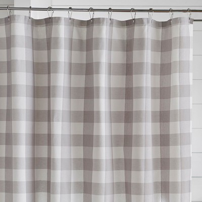 Farmhouse Living Buffalo Check Shower Curtain 72" X 72" Elrene Home