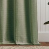 84"x37" Martha Stewart 2pk Sutter 84" Dark Lined Curtain Panel Olive - 3 of 4