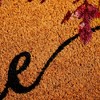 Juvale Autumn Leaves Doormat for Thanksgiving, Coir Welcome Door Mat for Fall Decor, 36"L x 24"W - 4 of 4
