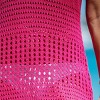 Women's Knit Sleeveless Cutout Mini Cover-Up Dress - Cupshe - 3 of 4