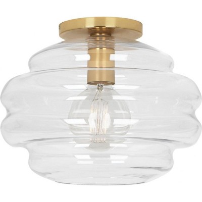 Robert Abbey Lighting Horizon 1 - Light Flush Mount in  Modern Brass