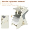 LOVSON Multi-functional growth high chair, adjustable-height high chair, with five-point safety harness and removable tray - 4 of 4