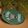 University of La Verne Leopards Logo Porcelain Holiday Christmas Tree Ornament - 4 of 4