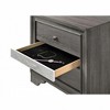 NicBex Modern Nightstand with 2 Drawers and 1 Jewelry Drawer with Sleek Metal Pulls Bebside Table for Bedroom, Living Room - 4 of 4