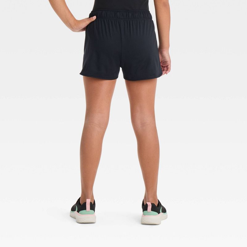 Girls' Soft Stretch Shorts - All In Motion™, 3 of 5