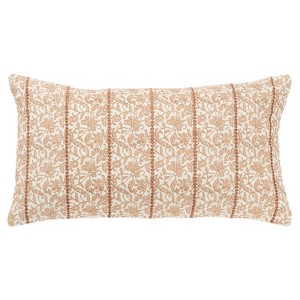 Botanical Throw Pillow Cover - Rizzy Home - 1 of 4