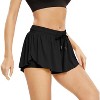Sportneer Black 3"Inseam Small Flowy Athletic Shorts for Women Gym Yoga Workout Running Short Pants Tennis Skort Skirt - 3 of 4