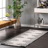 Nuloom Morgan Contemporary Diamond Soft Shag Fringe Indoor Area Rug - 2 of 4