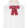 Elerevyo Women's Brooch Rhinestone Solid Color Bow Ties 1 Pc - 4 of 4