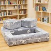 Hooseng Modular Sofa, Folding Game Sofa, Convertible Sofa Furniture, Lazy Boy Sofa, Foam Block Game Sofa for Game Rooms - 3 of 4