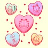 Men's Garfield Candy Hearts T-Shirt - 2 of 4