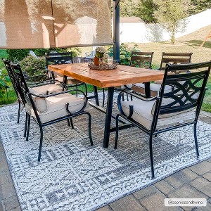 Hauteloom Luddenham Textured Outdoor Rug - 1 of 4