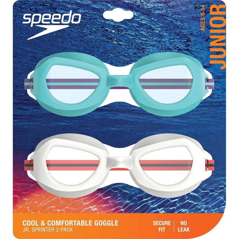 
Speedo Jr Sprinter 2pk Swim Goggles, 4 of 5