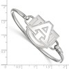 Black Bow Jewelry Sterling Silver Auburn Tigers NCAA Bangle Bracelet 7 Inch - 2 of 3